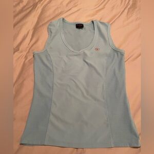 ARIAT | V-neck women's quick-dry equestrian horseback riding top, sleeveless, sz